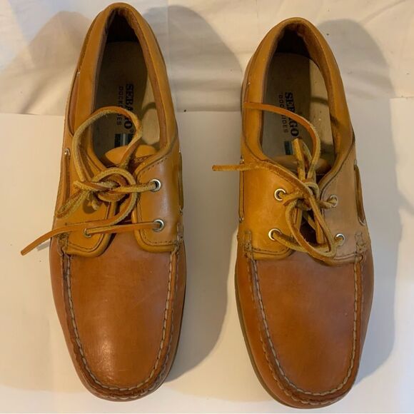 Sebago Tan Leather Mules - Picture 8 of 15